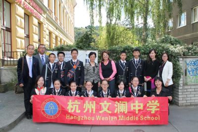 Hangzhou Wenlan Middle School (Čína) v Praze