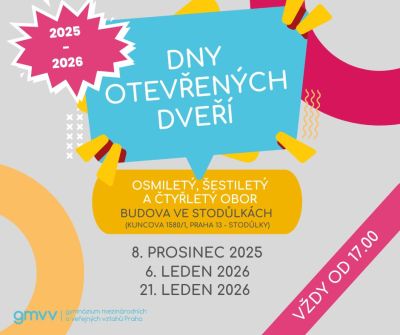 Dny otevřených dveří 2025/2026