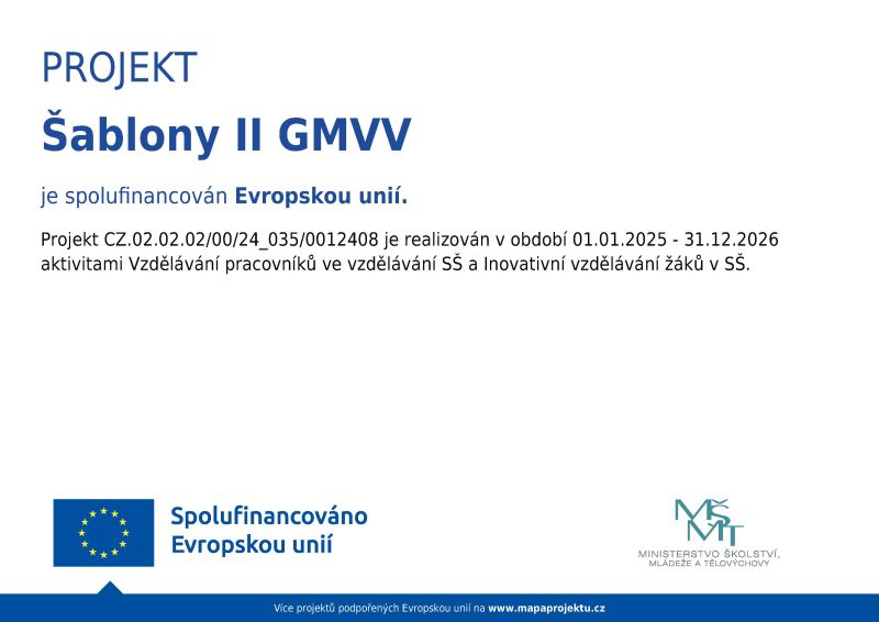 Projekt Šablony II GMVV