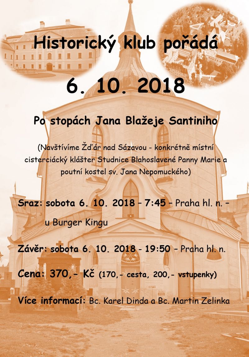 Po stopách Jana Blažeje Santiniho