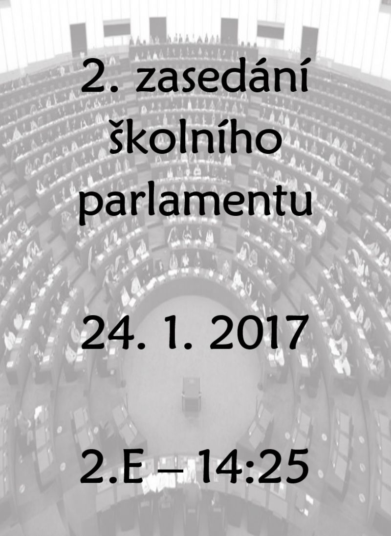 2. zasedání školního parlamentu