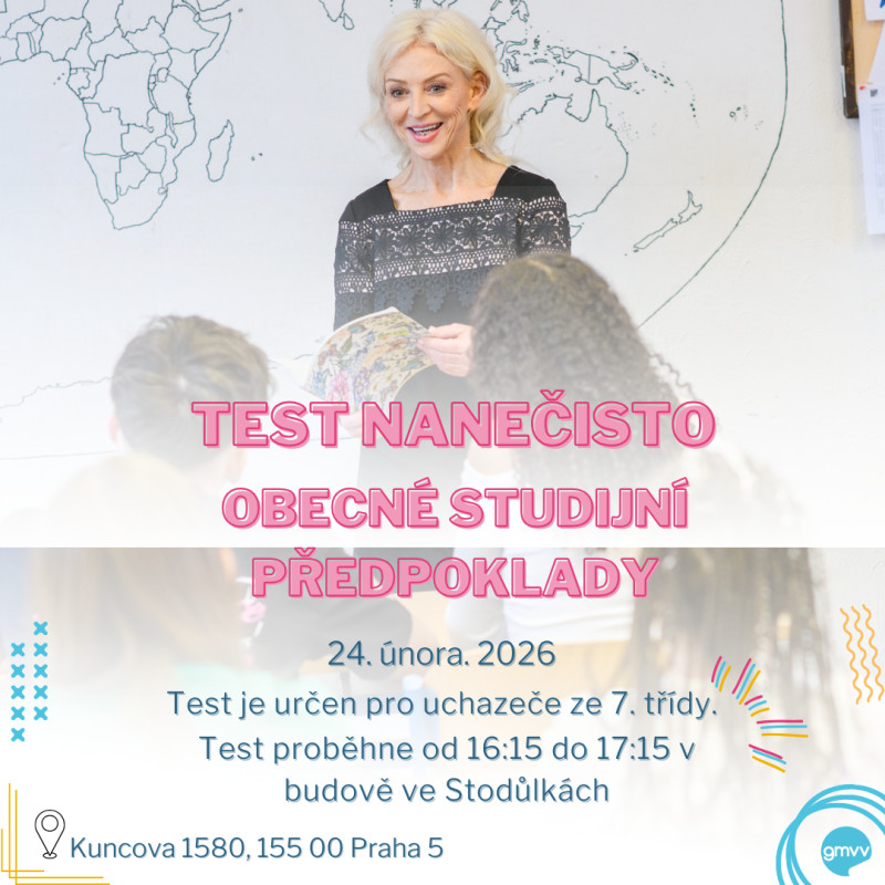 Test nanečisto - obecn&eacute; studijn&iacute; předpoklady (&scaron;estilet&yacute; obor)