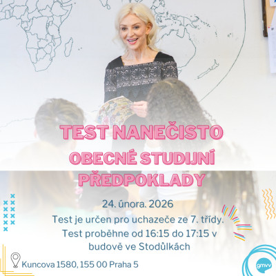 Test nanečisto - obecné studijní předpoklady (šestiletý obor)