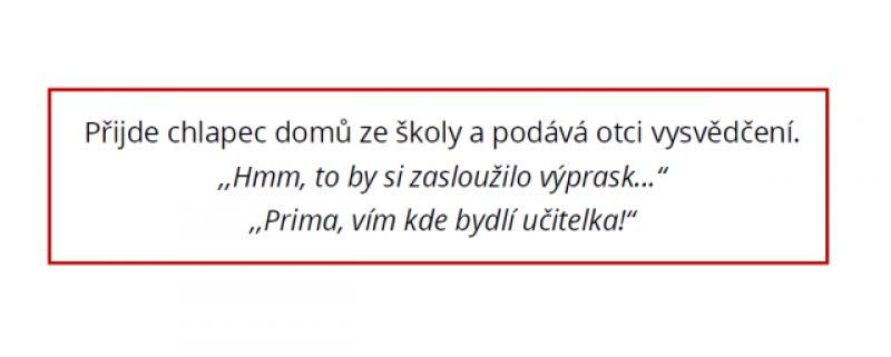 Poslední školní týden