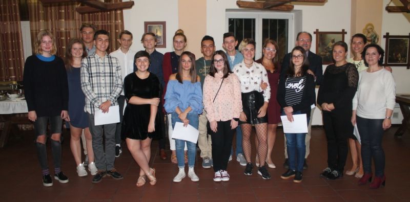 Slavnostní večeře s našimi zahraničními studenty