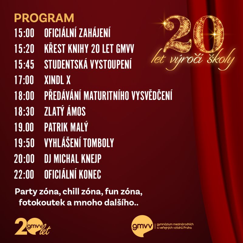Program zahradní slavnosti